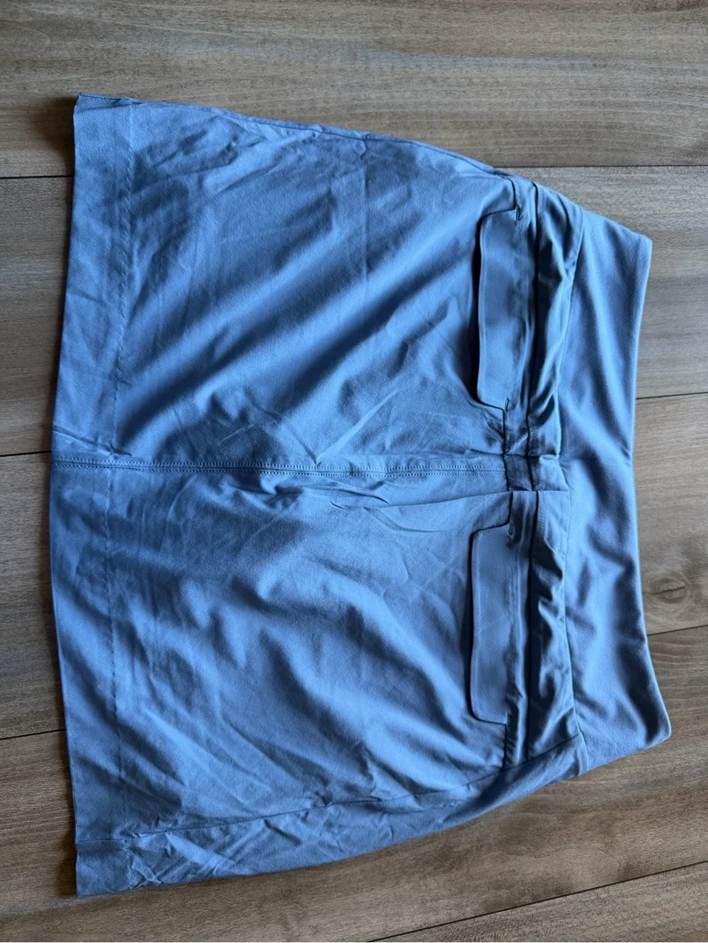 Athleta Light Blue Athletic Skort with Zip Pockets - Picture 7 of 16